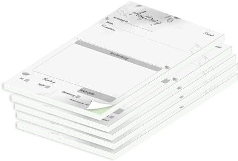 PRICARO Orderblock med genomslag eukalyptus, A6, 5 stycken