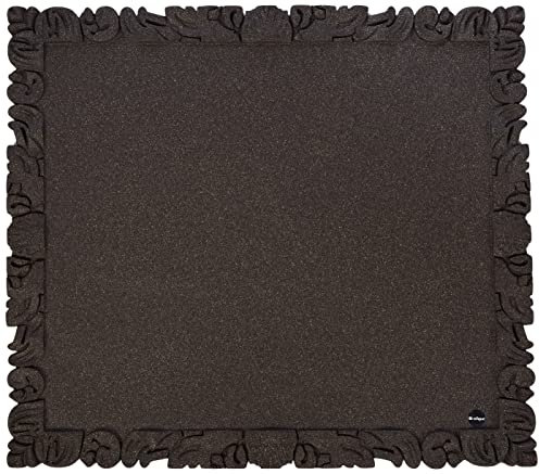 Bi-Office Korktafel Rococork, rahmenlos, hochwertige Korkoberfläche, schwarz, 40 x 45 cm
