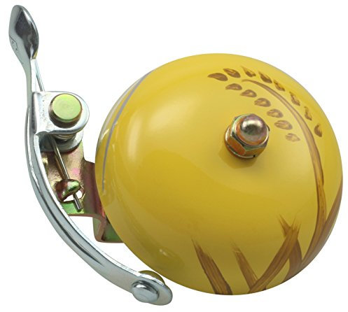 CRANE Bell Co. Fahrradklingel Handpainted Suzu W Steel Band Mount, Aki, 5.5 cm, CR-HSZSB-AK