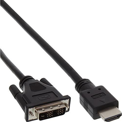 InLine 17664E - Cable Adaptador HDMI DVI Macho a DVI 18+1 Macho (1,5 m)