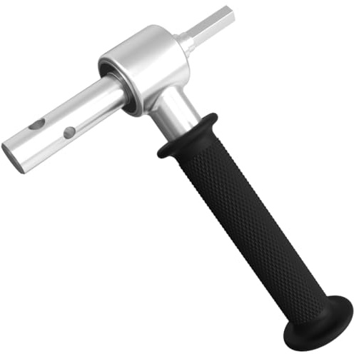 Ice Auger Drill Adapter with Bearings - 18mm 0.720 Output Shaft Diameter - Premium Steel Cordless Drill Attachment for Ice Auger Drill Conversion