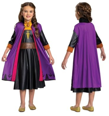 DISGUISE DISK140036K Costume Anna pour fille, violet, taille M