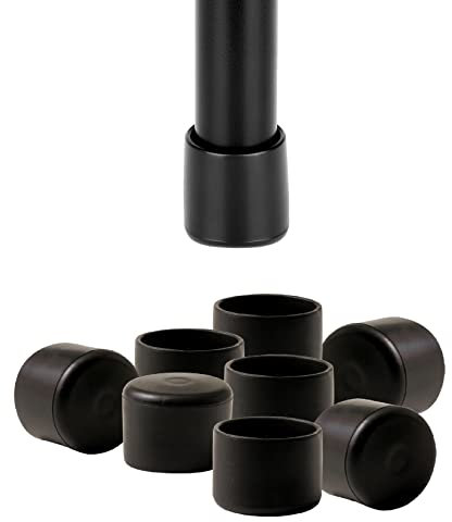IPEA Tapones para sillas y muebles de goma blanda, 16 unidades, almohadillas redondas de goma para patas de madera, plástico o hierro, para sillas y mesas, resistentes a arañazos y ruidos para suelos,