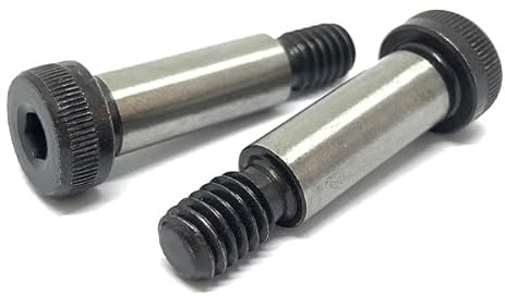 (10 Pieces) 1/4 x 1/2 x #10-32 Allen Socket Alloy Shoulder Bolts Black Oxide