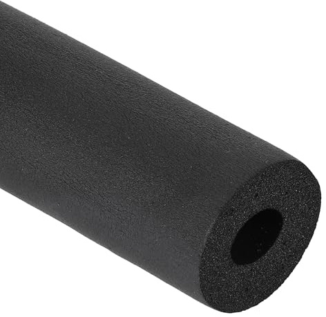 PATIKIL 20 mm (3/4 tum) ID x 6,6 fot x 1,5 cm rörisolering skumrör, rörskydd rulle stång för handtag grepp HVAC luftkonditioneringsenheter, svart
