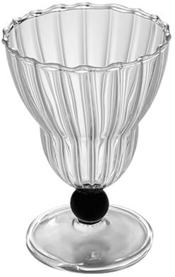 BOJHGO Copas De Helado Copas clásicas for Fiesta, Copa for Helado, Vaso de Cristal for Jugo, Bebida, Postre, Helado, Buffet de Boda, 2 uds.(A 200ml)
