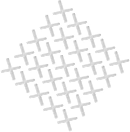 STOBOK 1000pcs Cross Shape Tile Spacers for Leveling Easy Use Grout Spacers for Floor and Wall Tile Installation Sturdy Design for and Professionals