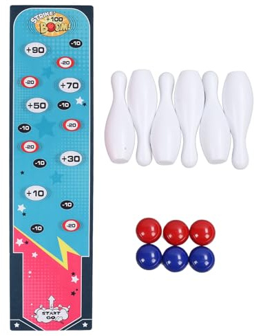 Juegos de Mesa para niños Interactive Educational Tabletop Estrategia de Curling Juego Divertidos Juegos Familiares para niños y Adultos s para Noches de Juegos Familiares y (Bola de boliche)