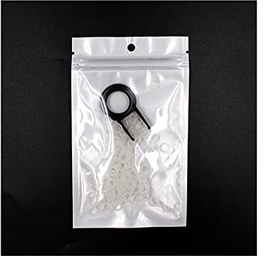 110PCS Keycaps O Ring Seal Switch Sound Dampeners Suitable For Cherry MX Keyboard Damper Replacement Noise Reduction Keyboard O-ring Seal,White,8x5x1.5mm