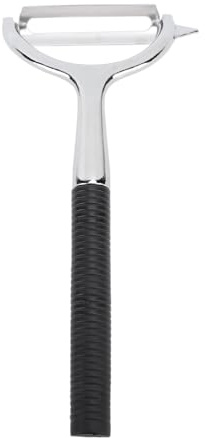 Pelafrutta in lega di zinco, design a forma di Y con impugnatura strutturata, strumento per sbucciare verdure da 16 cm per uso in domestico