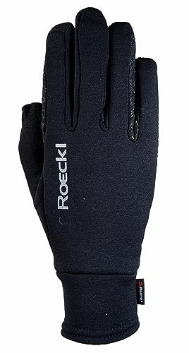 Roeckl Sports Reithandschuh Weldon, Freizeit Winter Handschuh, Schwarz 10