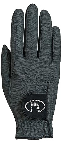 Roeckl Sports Lisboa Gants d'équitation d'été pour Femme Anthracite 7,5