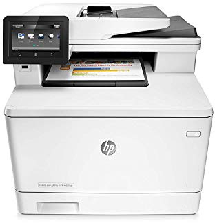 HP Laserjet Pro M477fdn Multifunction Color Laser Printer with Built-in Ethernet & Duplex Printing (CF378A) (Renewed)
