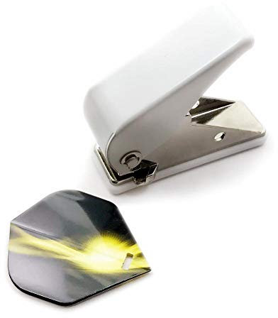 prom-note Darts Flight Punch & Zubehör, Dartflights Lochen Maschine, Mit 50 Dart O-förmiger Ring