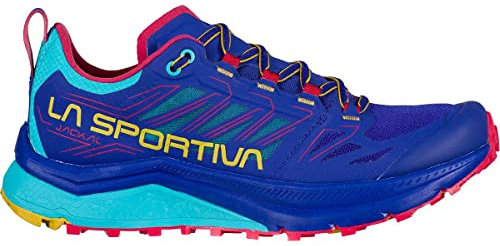 La Sportiva Jackal Woman Chaussures de Trail Running pour Femme, Royal Moss 504723, 37.5 EU