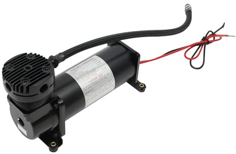banborba Universal 1/4 NPT 12V Air Compressor, Air Ride Suspension Compressor for Auto, Motorcycle, 200 PSI Max Working Pressure, Aluminium