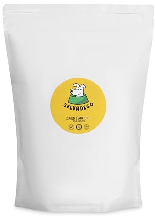 SELVADEGO | Barf Dried Diet - Dog Food - Beef & Lamb - 2 kg - Complete Natural Food for All Breeds - High Digestibility - No Artificial Additives