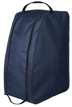 MERIGLARE Bolsa para Botas Bolsa de Transporte para Botas Largas Organizador de Zapatos Cremallera de Oxford Ligero Resistente Al Desgarro Adecuado para Viajes, Azul Marino