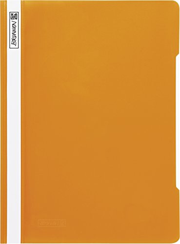 Fontän mapp/plastmapp A4 PVC-film orange