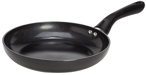 Ecolution Artistry Nonstick Frying Pan, Easy To Clean, Comfortable Handle, Even Heating, Dishwasher Safe Pots and Pans, 9.5-Inch, Black