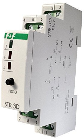 Universelle Rolladen Rollo Jalousie Relais f. Antriebe 230V AC Treiber Rollladentreiber STR-3D 230V F&F 7780