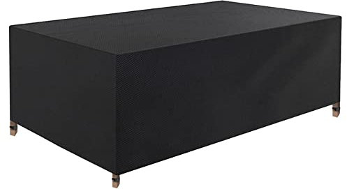 TVIRRD Abdeckung Gartenmöbel, Abdeckhaube Schutzhülle Abdeckplane für Gartenmöbel,rechteckige Sitzgarnituren, Gartentische und Möbelsets,Wasserdichtes Atmungsaktives 420D Oxford (170 x 94 x 70 cm)