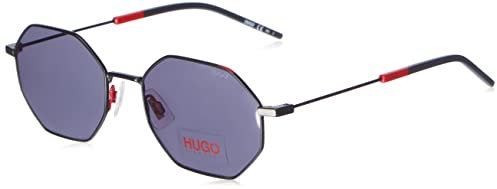 HUGO Unisex Hg 1118/s Sunglasses, BLX/IR MT BLK RED, 55