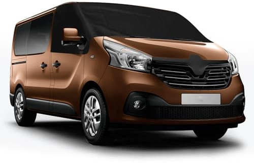 Auto Windschutzscheiben Abdeckung Ersatz für Renault Trafic 2014-2024, 600D Frontscheibe Wrap Cover Wasserdicht Wetterfest Anti Frost Frontscheibenabdeckung,Scheibenabdeckung, 100% Verdunkelung