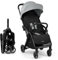 KikkaBoo Ciela, Buggy Kinderwagen bis 22 kg – Komfortabel & Alltagstauglich, One-Hand-Faltbar, Atmungsaktiv & Wasserabweisend, Inkl. Regenschutz, Grau