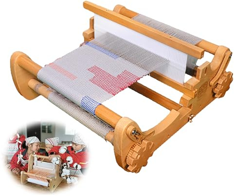 KLYDBMYT Métier à Tisser en Bois, métier à Tisser à Peigne Rigide de 30 cm (11,8 Pouces), Cadre de métier à Tisser Multifonctionnel en Bois, idéal pour Le Bricolage et Les Loisirs créatifs.