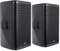 Pronomic C-215 MA Stereo Set - Zwei aktive 2-Wege Boxen - Leistung: 2000 Watt - 15 Woofer + 1,75 Hochtöner - Bluetooth-Empfänger und DSP-Presets - Kunststoff-Gehäuse mit Monitorschräge