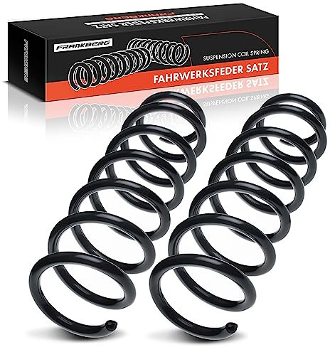 Frankberg 2x Federn Fahrwerksfeder Hinterachse Kompatibel mit X3 F25 sDrive18d sDrive20 xDrive20 xDrive35 2010-2017 X4 F26 xDrive30d 2014-2018