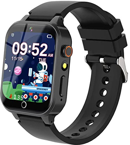 YEDASAH Reloj Inteligente Niño, Smartwatch Niños con 26 Juegos HD Cámara Alarma Reproductor de Música Podómetro Caloría Pantalla Táctil, Reloj Niño Juguetes Regalos para Niños Niñas 4-12