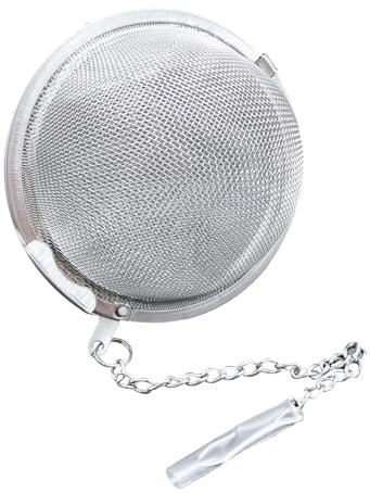 Bola de té para té suelto, filtro de té, infusor de té de acero inoxidable, colador de té, filtro de té, colador de té para té suelto con malla extrafina, filtro de té apto para tazas estándar, tazas