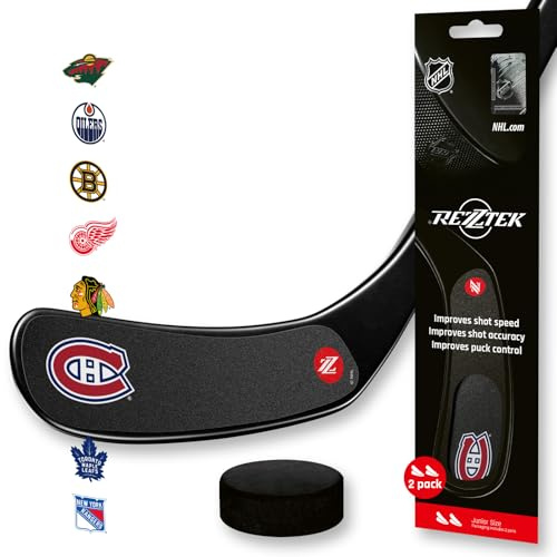 Rezztek Édition NHL – Alternative au ruban pour bâton de hockey, Grip de performance pour lame de bâton de hockey, Pour lames de bâtons de hockey sur glace et de rue, Utilisé par des joueurs de la NHL