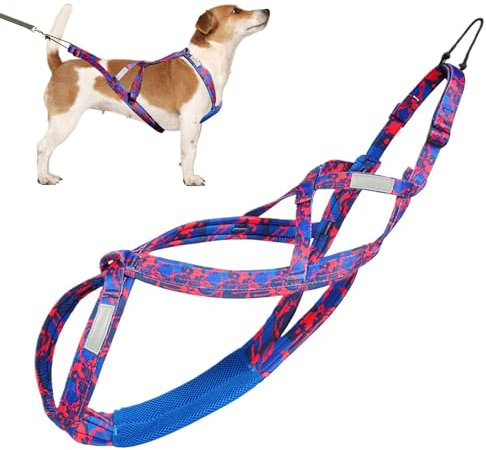 Hundezuggeschirr,Hundeschlittengeschirr | Bequemes Welpengeschirr, Brustgeschirr für Hunde - Vielseitiges Outdoor-Hundeseil, Hundeleine für kleine und große Hunde