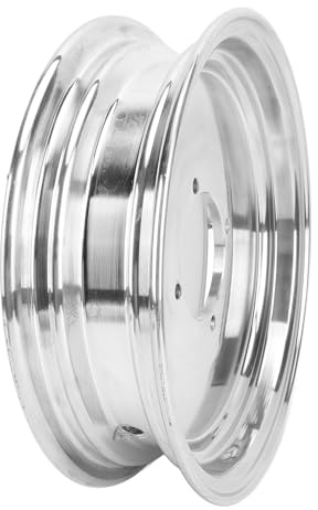 Tbest Jante de Moto en Alliage D'aluminium Poli Avant et Arrière 10 Pouces pour Monkey Z50 Z50J Z50R JC CT70 Mini Trail Bike
