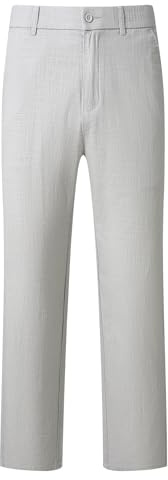 YFFUSHI Chinos Classique Homme Extensible Pantalon Costume Léger Regular Fit Couleur Unie pour Business Casual