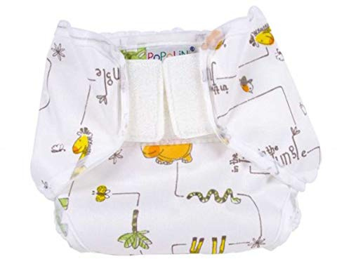 Diewald Popolini popowrap Jungle, cubrepañales, combinable con todos los pañales de tela, talla XL (14 + kg)