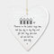 ‘Memories’ Wobbly Hanging Heart