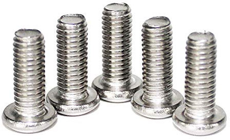 100 Stück M4 x 16 Flachrundkopfschrauben mit ISK aus Edelstahl A2 ISO 7380-1