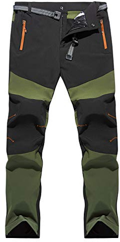 7VSTOHS Hommes Outdoor Printemps Pantalon de Randonnée Respirant Léger Pantalon de Marche Escalade Équitation Pantalon décontracté Pantalon de Travail
