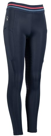 HKM unisex - barn Leggings Aymee silikon-helskodd