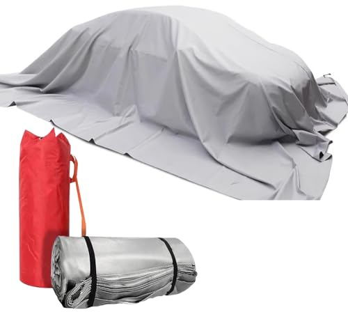 Manta ignífuga Manta ignífuga para coches eléctricos, reutilizable, para emergencias, para refugios contra incendios, alfombra de seguridad, recubierta de silicona y cubierta de fibra de vidrio(300cm