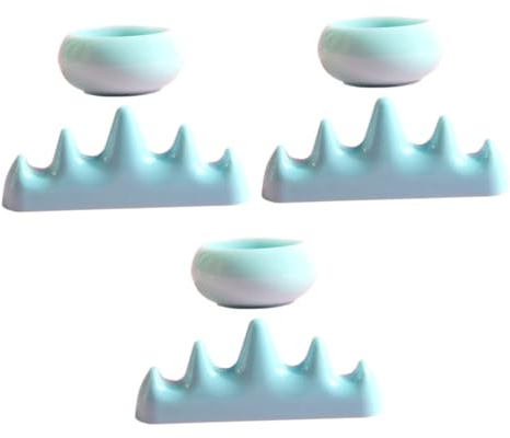 TOVINANNA Gobelet à Brosses pour Ongles en Plastique Portable et Pratique, Support Créatif pour Brosses de Manucure, pour Écoles et Salons de Nail Art