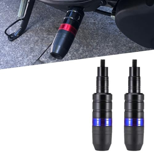 Motorcycle Frame Sliders for BMW CE 04 2024 Aluminum Falling Anti Crash Protector Guards Crash Pad Falling Protection,Black Blue