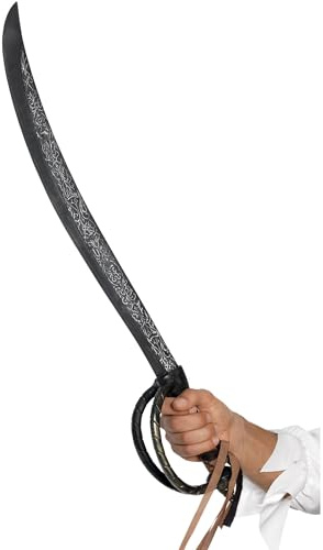 Smiffys Épée pirate, 70cm / 28in, effet vieilli, Deluxe Halloween