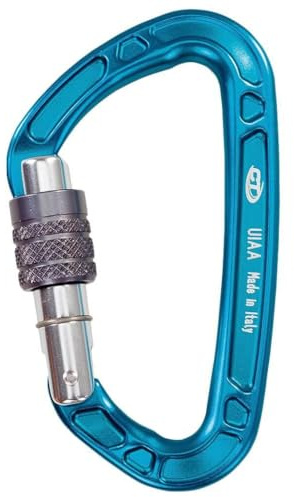 Climbing Technology Aerial Pro Sg Moschettone Con Ghiera, Blu, Taglia unica