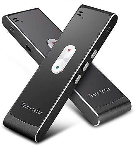Topiky Sprachübersetzer-Gerät, T8S Intelligenter Übersetzer Mehrsprachiger Zwei-Wege-Echtzeit-Dolmetscher(Black)