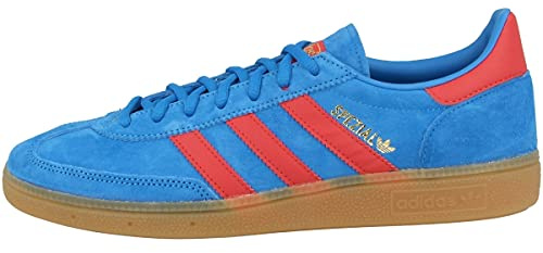 adidas Men's Low Handball Special Trainers, Bright Blue Vivid Red Gold Metallic Fx5675, 10 UK